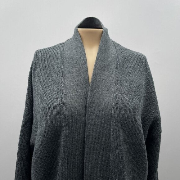 Lululemon Knit Cozy Open Front Long Sleeve Cardigan Pockets Wool Blend Women 4 - Picture 13 of 13